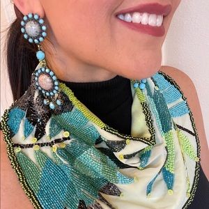 Renee Christopher Scarf Necklace. One of a kind